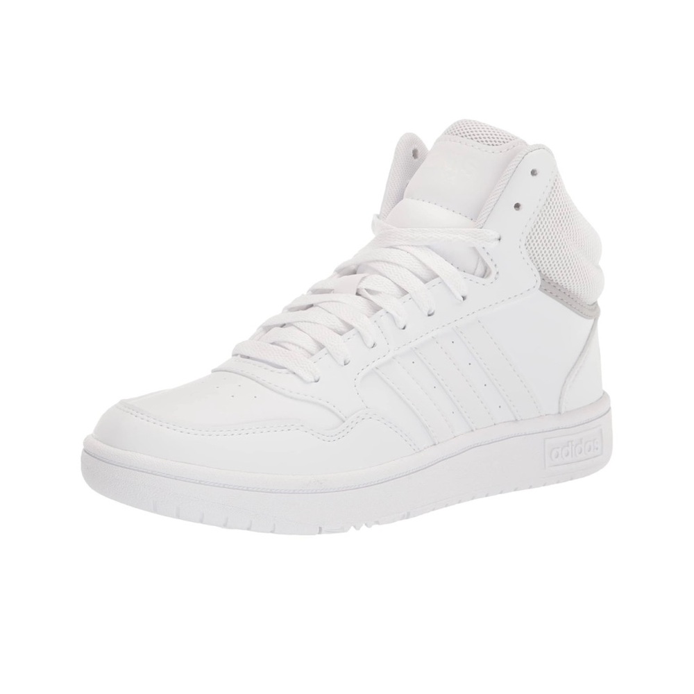 adidas HOOPS 3.0 MID  White/White Women’s Shoes  GW5457    Size 7